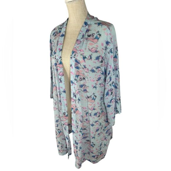 Disney Women’s Blue & Purple Pocahontas Colors Of The Wind Open Front Kimono - Picture 4 of 7